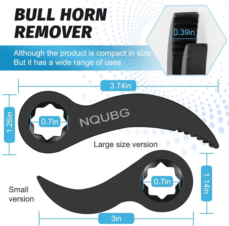 NQUBG Pry bar wrench adapter，Half Shaft Removal Car Repairing Tools ，Half Shaft Removal Tool ，High quality Crowbar Adapter，2025 Upgraded version1/2"pry bar wrench adaptor head，Ratchet pry bar attachment (2) - Image 5